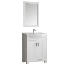 Hartford 30" Free Standing Single Basin Vanity Set with Cabinet and Ceramic Vanity Top