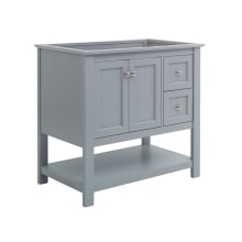 Cambria 35" Single Free Standing Vanity Cabinet Only - Less Vanity Top