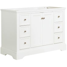Cambria 48" Single Free Standing Manufactured Wood Vanity Cabinet Only - Less Vanity Top