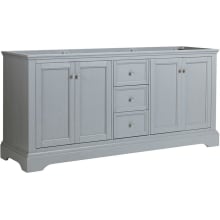 Cambria 72" Double Free Standing Manufactured Wood Vanity Cabinet Only - Less Vanity Top