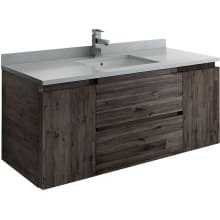 Formosa 47" Single Wall Mounted Wood Vanity Cabinet Only - Less Vanity Top