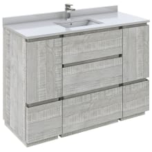 Formosa 47" Single Free Standing Wood Vanity Cabinet Only - Less Vanity Top