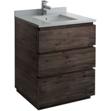 Formosa 30" Free Standing Single Basin Vanity Set with Cabinet and Quartz Vanity Top