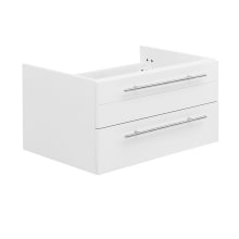 Lucera 30" Single Wall Mounted Vanity Cabinet Only - Less Vanity Top