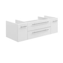 Lucera 48" Single Wall Mounted Vanity Cabinet Only - Less Vanity Top