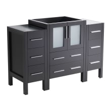 Torino 48" Single Free Standing Engineered Wood Vanity Cabinet Only - Less Vanity Top