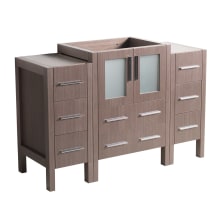 Torino 48" Single Free Standing Engineered Wood Vanity Cabinet Only - Less Vanity Top