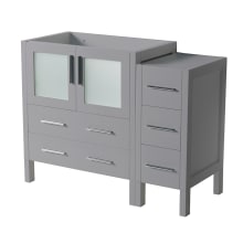 Torino 42" Single Free Standing Engineered Wood Vanity Cabinet Only - Less Vanity Top