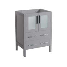 Torino 24" Single Free Standing Engineered Wood Vanity Cabinet Only - Less Vanity Top