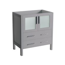 Torino 30" Single Free Standing Engineered Wood Vanity Cabinet Only - Less Vanity Top
