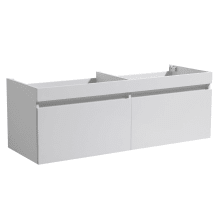 Largo 56-5/8" Engineered Wood Vanity Cabinet Only - Less Vanity Top