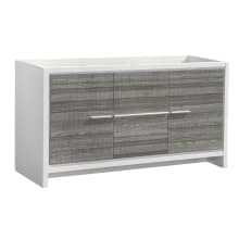 Allier 60" Double Free Standing Vanity Cabinet Only - Less Vanity Top