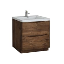 Senza 32" Free Standing Single Basin Vanity Set with MDF Cabinet and Acrylic Vanity Top