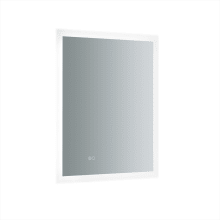 Luminosa 30" x 24" Framed Bathroom Mirror with Halo LED Lighting and Defogger