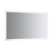 Luminosa 30" x 48" Framed Bathroom Mirror with Halo LED Lighting and Defogger