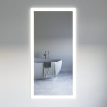 Angelo 71" x 36" Modern Rectangular Aluminum Frameless Bathroom Wall Mirror
