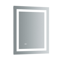 Luminosa 30" x 24" Framed Bathroom Mirror with LED Lighting and Defogger