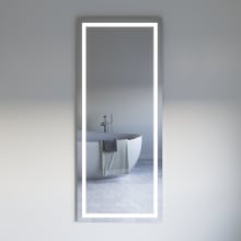 Spazio 71" x 30" Modern Rectangular Aluminum Frameless Bathroom Wall Mirror