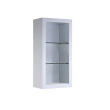 32" Wall Mounted Bathroom Linen Cabinet with Three Shelves