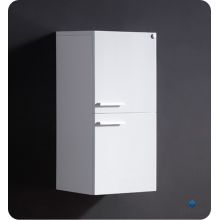 27" Wall Mounted Bathroom Linen Cabinet with Two Storage Areas
