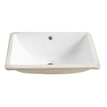 Allier 20" Ceramic Undermount Bathroom Sink with Overflow
