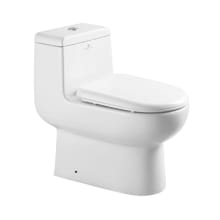 Antila 1.28 / 1.6 GPF One-Piece Elongated Toilet with Push Button Dual Flush - Soft Close Seat Included