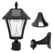 Baytown II Solar Powered 19" Tall 6000K LED Outdoor Wall Sconce