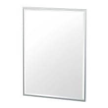 Flush Mount 32-1/2" x 24-1/2" Traditional Rectangular Framed Bathroom Wall Mirror