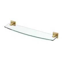 Elevate 21" Glass and Metal Bathroom Shelf