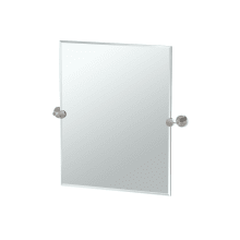 Latitude² 19.5"W X 24"H Wall-Mounted Frameless SmaRectangular Mirror