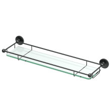 22" Glass Bathroom Shelf