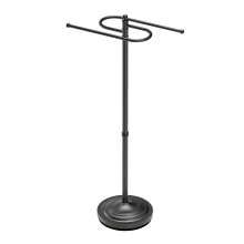 17-1/4" Brass Free Standing Towel Rack