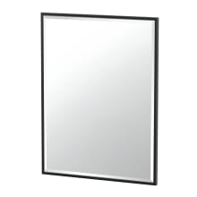 32-1/2" x 24-1/2" Traditional Rectangular Metal Framed Bathroom Wall Mirror