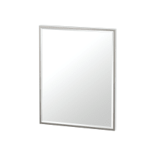 25" H x 20-1/2" W Rectangular Beveled Metal Framed Mirror