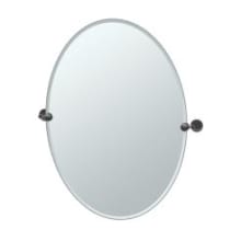 Latitude II 32" x 24" Oval Frameless Bathroom Wall Mirror