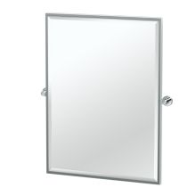 Glam 24-1/2" x 32-1/2" Beveled Framed Rectangular Tilting Wall Mirror