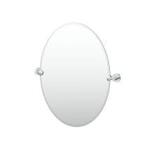 Reveal 26-1/2" x 19-1/2" Oval Beveled Frameless Accent Mirror
