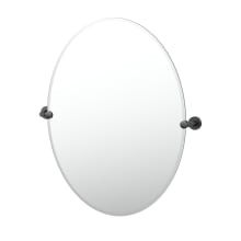Reveal 32" x 24" Oval Beveled Frameless Accent Mirror
