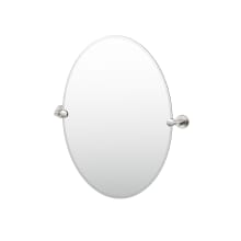 Reveal 26-1/2" x 19-1/2" Oval Beveled Frameless Accent Mirror