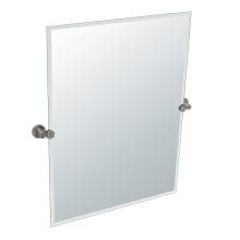 Channel 31-1/2" x 23-1/2" Rectangular Frameless Bathroom Wall Mirror