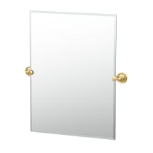 Designer II 23-1/2" W x 31-1/2" H Rectangular Frameless Bathroom Mirror