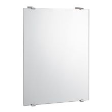 Bleu 30" x 22" Traditional Rectangular Frameless Bathroom Wall Mirror