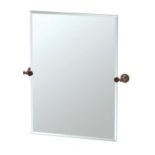 Tavern 24" x 23-1/2" Modern Rectangular Frameless Bathroom Wall Mirror
