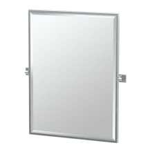 Elevate 32-1/2" x 24-1/2" Modern Rectangular Framed Bathroom Wall Mirror