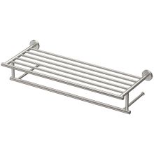 24" Towel Rack with Towel Bar from the Latitude² Collection