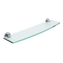 Channel 20 Inch Tempered Curved Glass Shelf