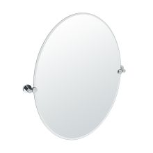 Channel Large Oval Beveled Tilting Wall Mirror