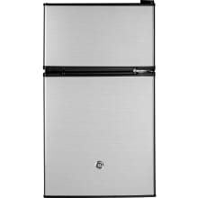19 Inch Wide 3.1 Cu. Ft. Energy Star Rated Freestanding Refrigerator with Separate True-Freezer Compartment