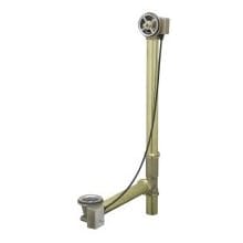 TurnControl 17" - 24" Brass Tub Waste with 27" Cable - less Trim Kit