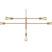 Randolph 5 Light 49" Wide Outdoor Abstract Chandelier